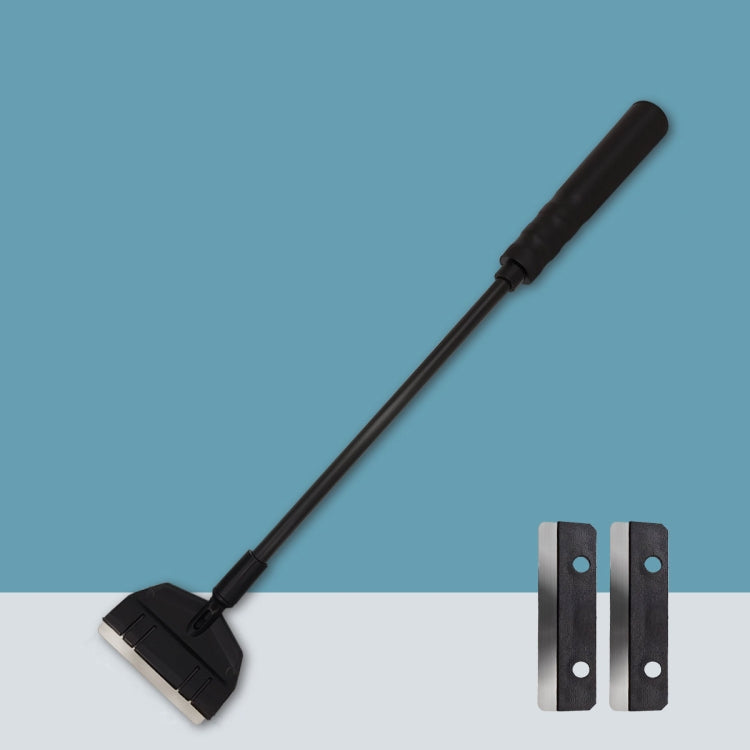 33cm 1 Section+2 Blades Fish Tank Algae Scraper Widen Aquarium Long Handle Scraper(Black) - Cleaning Tools by buy2fix | Online Shopping UK | buy2fix