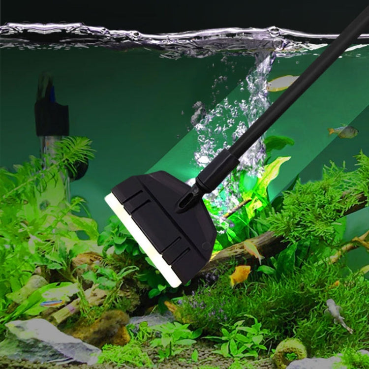73cm 3 Section+5 Blades Fish Tank Algae Scraper Widen Aquarium Long Handle Scraper(Black) - Cleaning Tools by buy2fix | Online Shopping UK | buy2fix