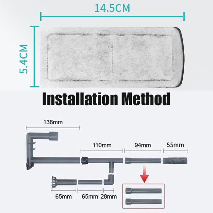 Jeneca XP-05 Small Aquarium External Waterfall Filter, CN Plug - Filters & Accessories by Jeneca | Online Shopping UK | buy2fix