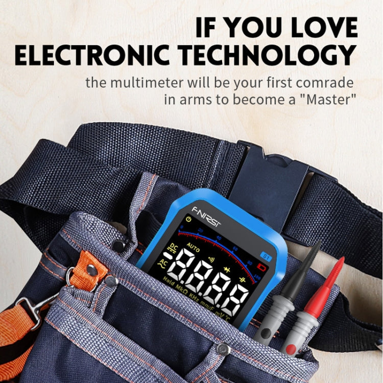 FNIRSI S1 Digital High Precision Fully Automatic Digital Multimeter(Blue) - Digital Multimeter by FNIRSI | Online Shopping UK | buy2fix