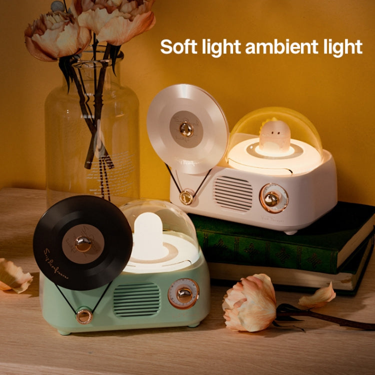 Y02 Retro Vinyl Record Player Wireless Bluetooth Speaker Ambient Light Aromatherapy Bluetooth Audio(Blue) - Desktop Speaker by buy2fix | Online Shopping UK | buy2fix