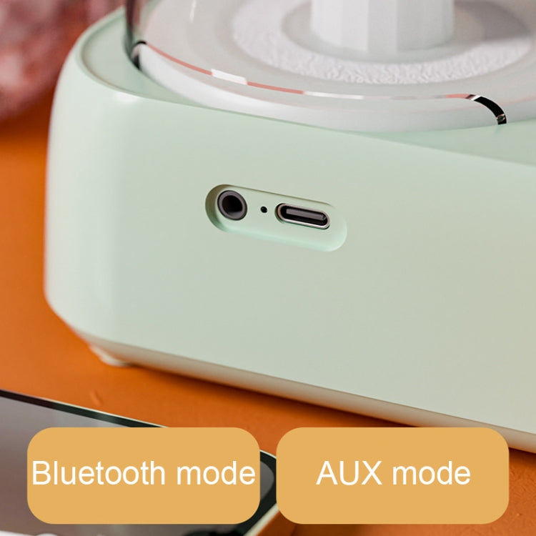 Y02 Retro Vinyl Record Player Wireless Bluetooth Speaker Ambient Light Aromatherapy Bluetooth Audio(Green) - Desktop Speaker by buy2fix | Online Shopping UK | buy2fix