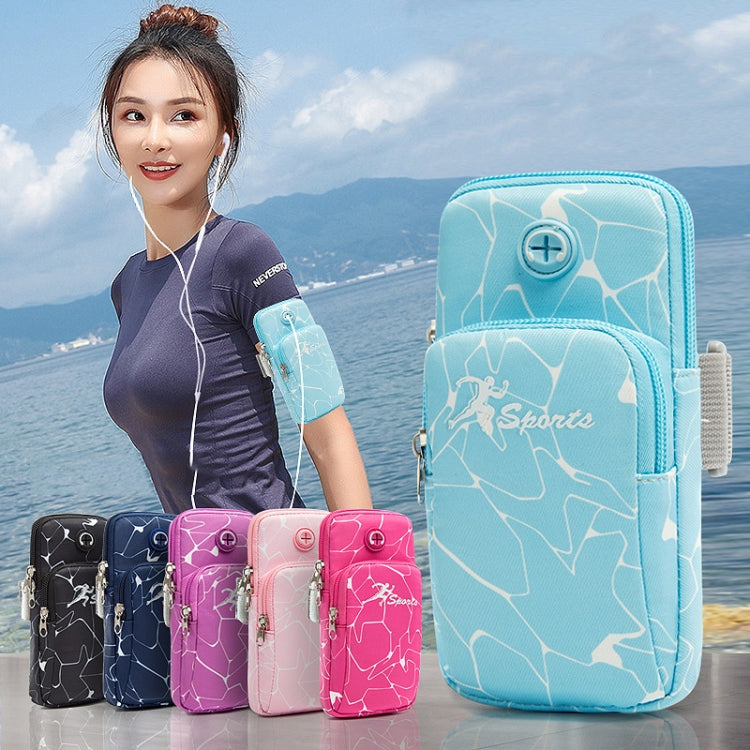 B090 Outdoor Sports Waterproof Arm Bag Climbing Fitness Running Mobile Phone Bag(Small Sky Blue) - 4.0 ~ 5.5 inch by buy2fix | Online Shopping UK | buy2fix