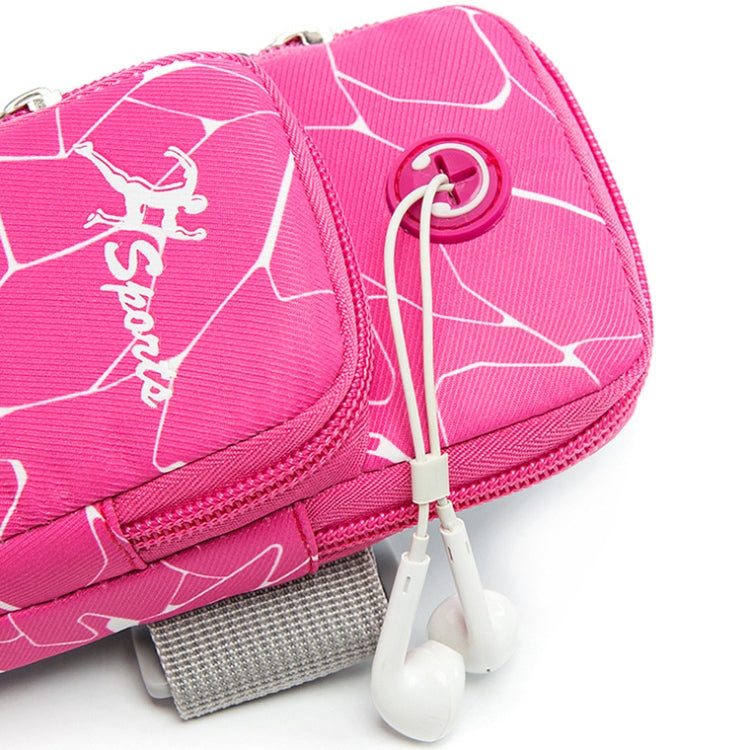 B090 Outdoor Sports Waterproof Arm Bag Climbing Fitness Running Mobile Phone Bag(Small Light Pink) - 4.0 ~ 5.5 inch by buy2fix | Online Shopping UK | buy2fix