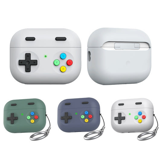 For AirPods Pro 2 AhaStyle DD04 Split Silicone Cartoon Earphone Protective Case(Blue) by AhaStyle