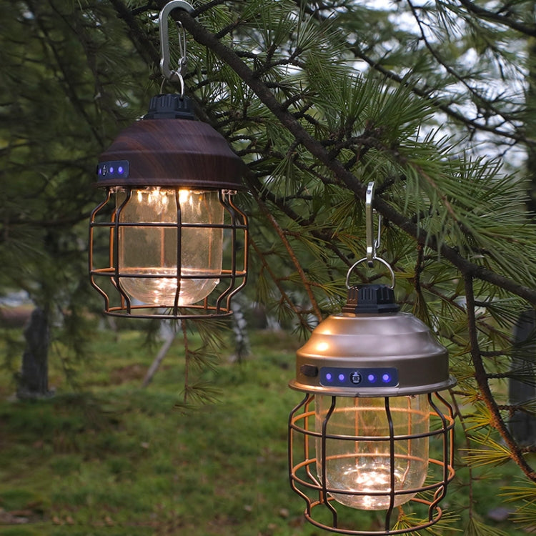 Outdoor Camping Portable Light With Carabiner, Color: Copper by buy2fix