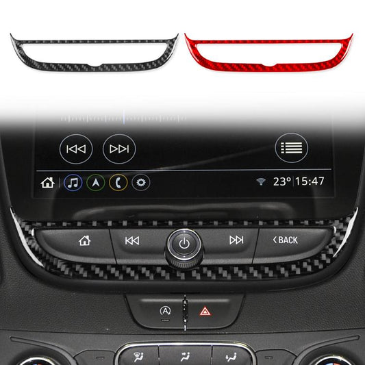 For Chevrolet Malibu 2016-2024 Left-hand Drive Navigation Button Frame Sticker(Red) - Car Interior Mouldings by buy2fix | Online Shopping UK | buy2fix