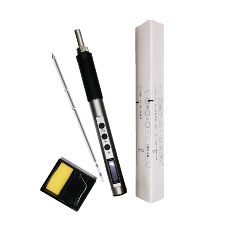 T12-K PTS100 Intelligent Portable Digital Display Small Constant Temperature Repair Soldering Iron PD65W Powered Mini Soldering Station by buy2fix