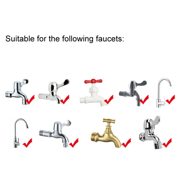 Soft Plastic Anti-Falling Water Pipe Universal Joint, Random Color Delivery(4 Points) by buy2fix