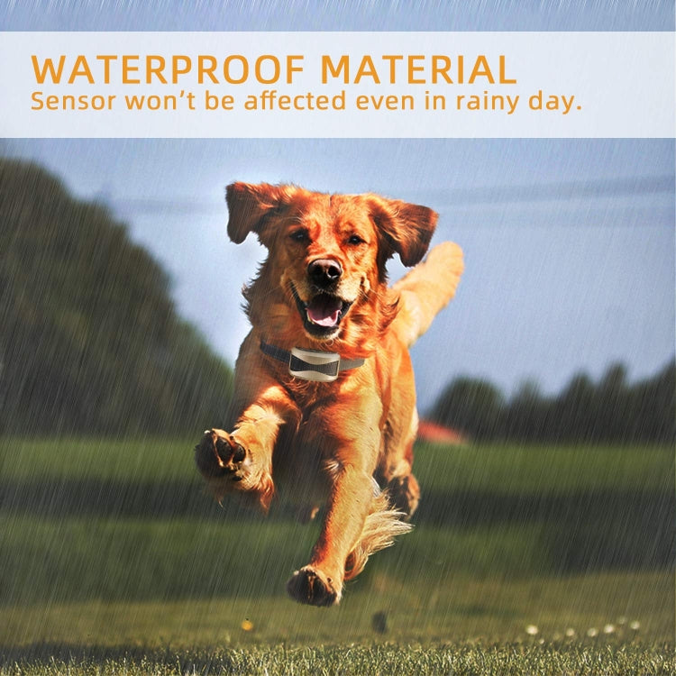 USB Rechargeable Waterproof Dog Bark Collar With Vibration And Beep(Gold) by buy2fix