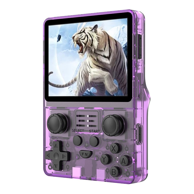 POWKIDDY RGB20S 3.5-Inch IPS Screen Retro Open Source Handheld Game Console 16GB Without Game(Purple) - Pocket Console by buy2fix | Online Shopping UK | buy2fix