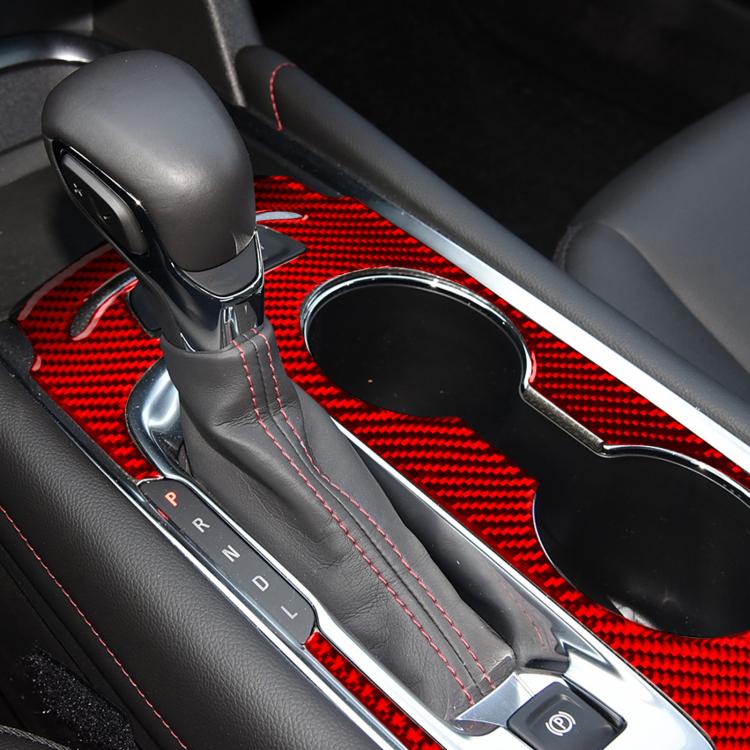 For Chevrolet Malibu 2016-2024 A Model Left-hand Drive Gear Panel Sticker(Black) - Car Interior Mouldings by buy2fix | Online Shopping UK | buy2fix