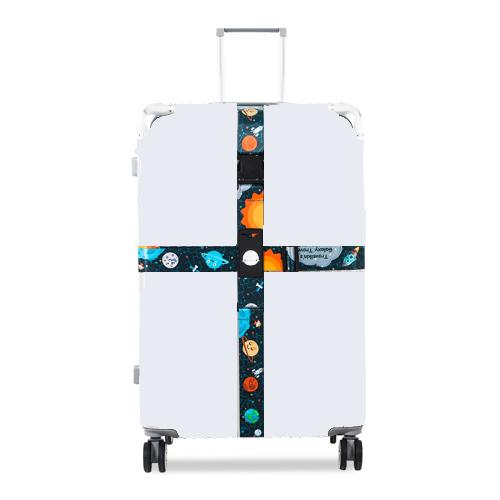 Luggage Cross Customs Lock Binding Strap, Color: Cartoon Planet (Ordinary) - Tapes & Ropes by buy2fix | Online Shopping UK | buy2fix