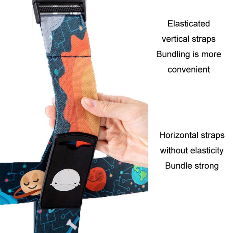 Luggage Cross Customs Lock Binding Strap, Color: Colorful Dragon Ccales (Ordinary) - Tapes & Ropes by buy2fix | Online Shopping UK | buy2fix