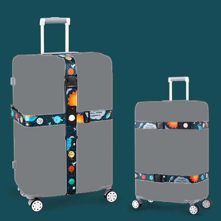 Luggage Cross Customs Lock Binding Strap, Color: Colorful Dragon Ccales (Ordinary) - Tapes & Ropes by buy2fix | Online Shopping UK | buy2fix