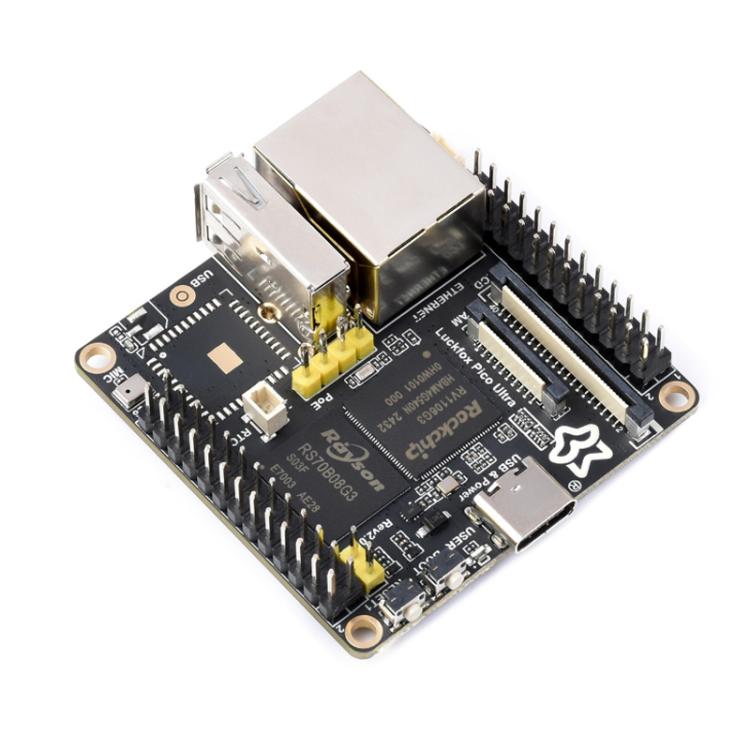Luckfox Pico Ultra B RV1106G2 0.5TOPS Micro Linux Development Board Integrated Processor Without Wi-Fi/PoE, Specification: Without Screen - Arduino Nucleo Accessories by Luckfox | Online Shopping UK | buy2fix