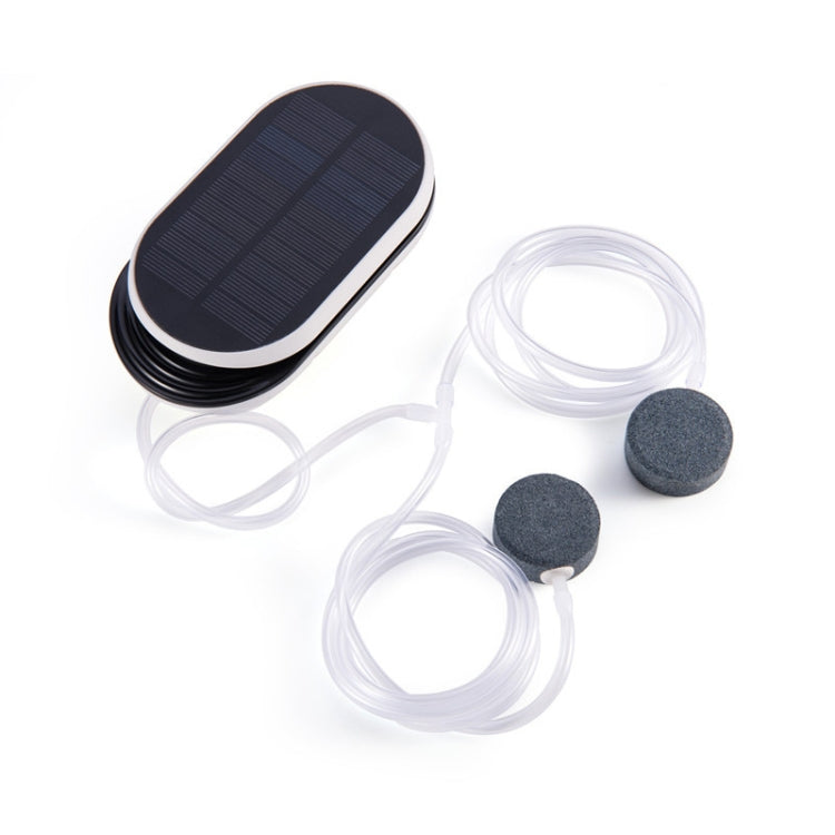 Outdoor Portable Solar Oxygen Pump Aquarium Flip Cover Solar Oxygen Pump(Black) - Air Pumps by buy2fix | Online Shopping UK | buy2fix
