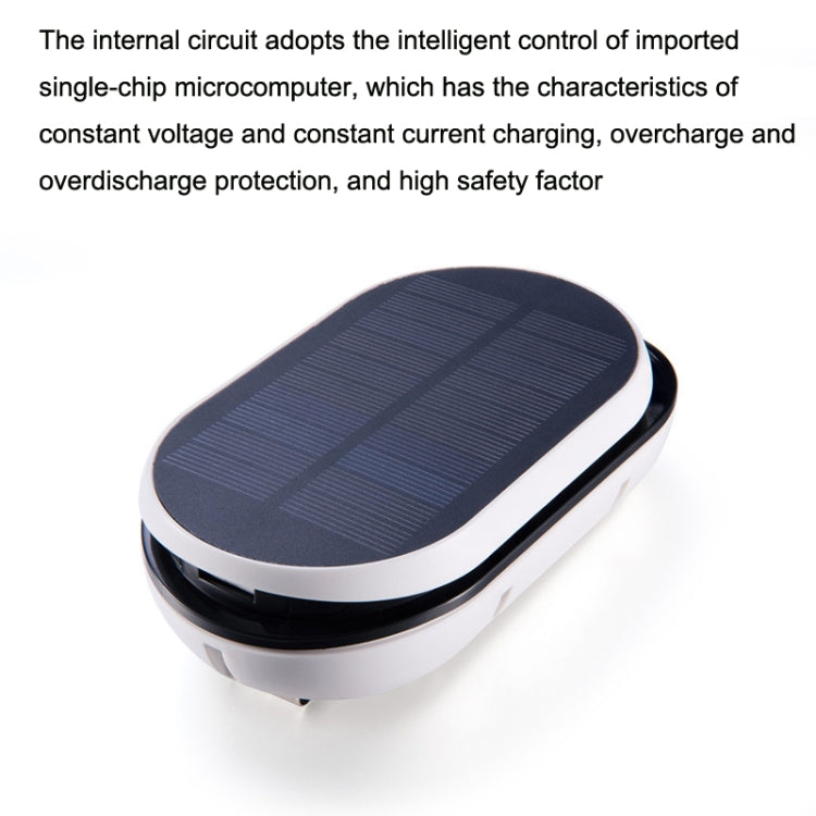 Outdoor Portable Solar Oxygen Pump Aquarium Flip Cover Solar Oxygen Pump(Black) - Air Pumps by buy2fix | Online Shopping UK | buy2fix
