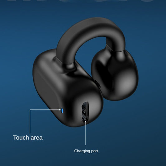 Z28 Wireless Ear Clip Type Single-Ear Bluetooth 5.3 Earphone(Black Box Packag) by buy2fix