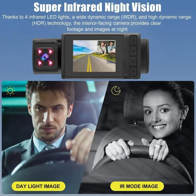 2 Inch Screen 3-Record 1080P Driving Recorder - Car DVRs by buy2fix | Online Shopping UK | buy2fix