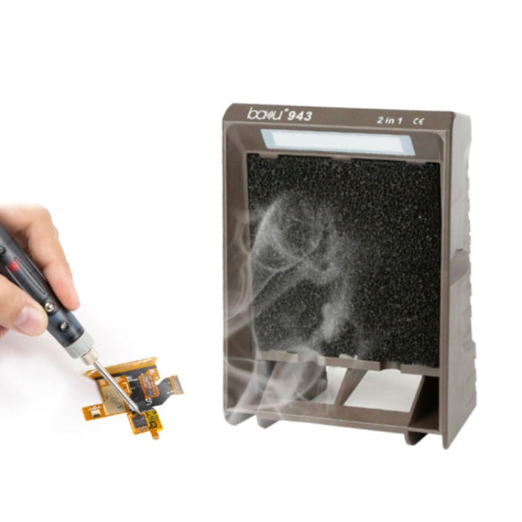 Baku BA-943 Soldering Fume Purifier with LED Light 30W Soldering Iron Welding Fume Exhauster(US Plug 110V) - Others by BAKU | Online Shopping UK | buy2fix