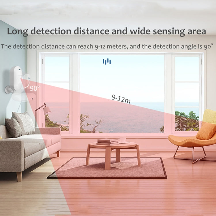 TUYA APP Control Wireless PIR Motion Sensor Alarm WiFi Motion Detector by buy2fix