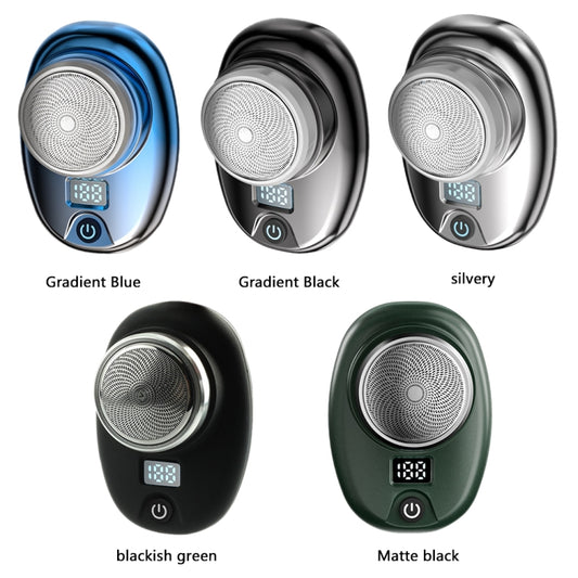 Portable Digital Razor Mini Washable Electric Shaver(Bright Silver) by buy2fix