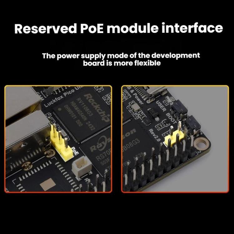 Luckfox Pico Ultra RV1106G3 1TOPS Mini Linux Development Board Integrated Processor Without Wi-Fi / With PoE, Specification: 720x720 Touch Screen - Arduino Nucleo Accessories by Luckfox | Online Shopping UK | buy2fix