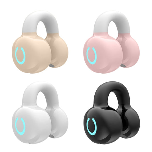 Single Ear Stereo Ear Clamp Type Bone Conduction Bluetooth Earphone(Skin Color) by buy2fix