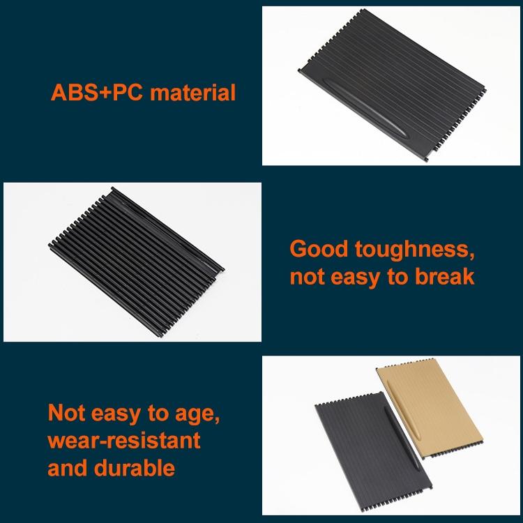 For Porsche Cayenne 2003-2010 Car Center Console Water Cup Holder Cover Trim Right Hand Drive(Black) - Stowing Tidying by buy2fix | Online Shopping UK | buy2fix