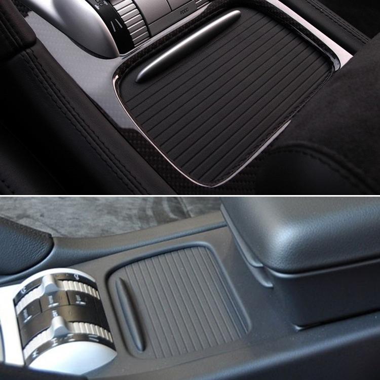 For Porsche Cayenne 2003-2010 Car Center Console Water Cup Holder Cover Trim Right Hand Drive(Black) - Stowing Tidying by buy2fix | Online Shopping UK | buy2fix