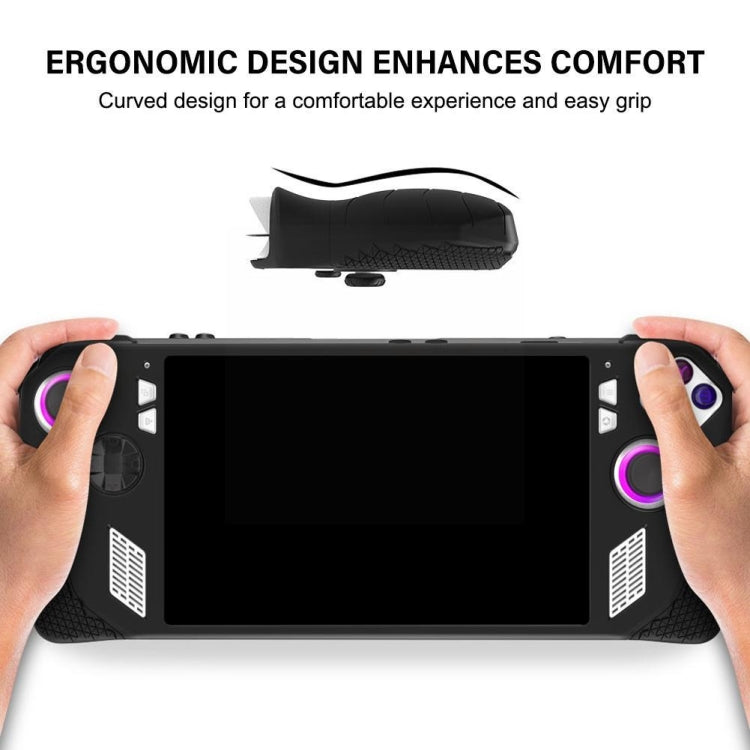 For ASUS ROG Ally Handheld Game Console Silicone Drop-proof Protective Case All-inclusive Case(Blue) - Cases by buy2fix | Online Shopping UK | buy2fix