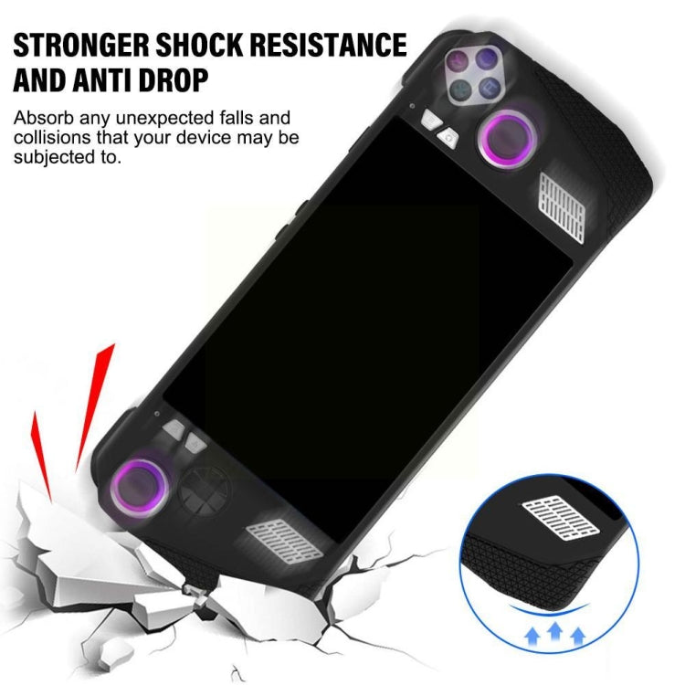 For ASUS ROG Ally Handheld Game Console Silicone Drop-proof Protective Case All-inclusive Case(Blue) - Cases by buy2fix | Online Shopping UK | buy2fix