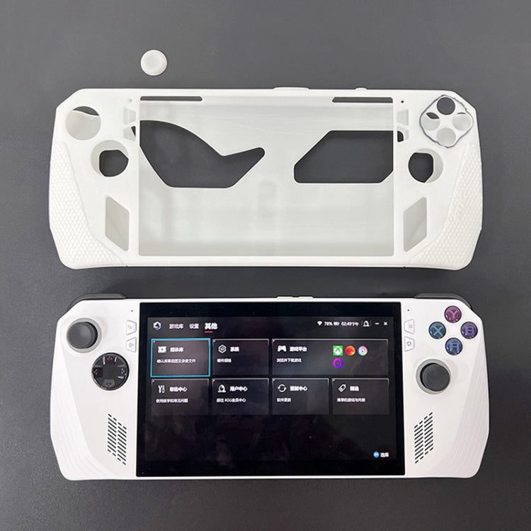 For ASUS ROG Ally Handheld Game Console Silicone Drop-proof Protective Case All-inclusive Case(Blue) - Cases by buy2fix | Online Shopping UK | buy2fix