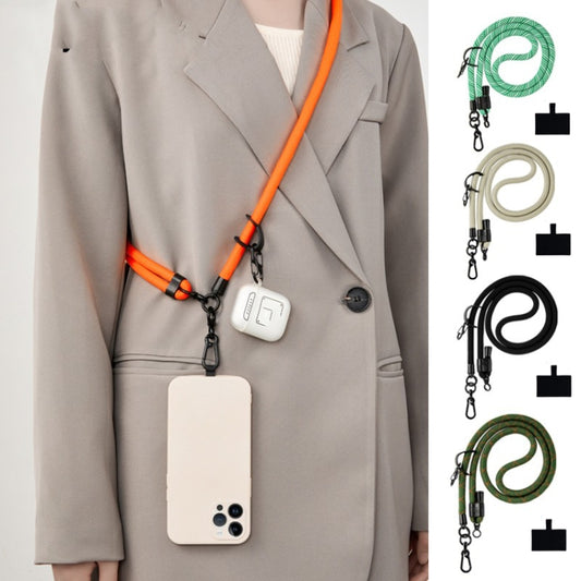 10mm Thick Rope Mobile Phone Lanyard Spacer Adjustable Anti Theft Phone Strap(NO.17 Coffee Beige) - Lanyards & Wrist Straps by buy2fix | Online Shopping UK | buy2fix