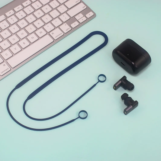 For Status Between 3ANC/Status Audio BetweenPro 2pcs Headphone Silicone Anti-Lost Cord(Blue) by buy2fix