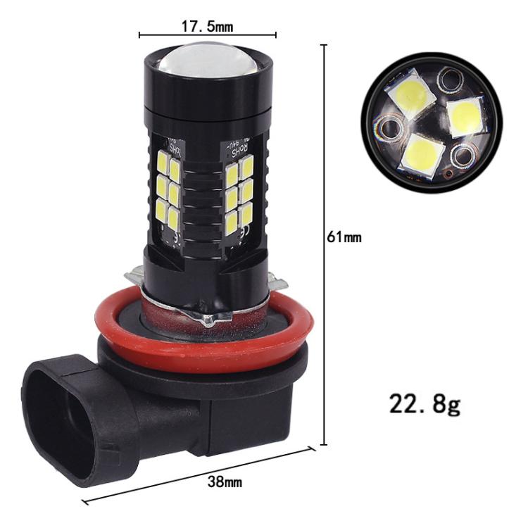 1pair Automotive High-power LED White Light Fog Lamp(H11) - Fog / Driving Lights by buy2fix | Online Shopping UK | buy2fix