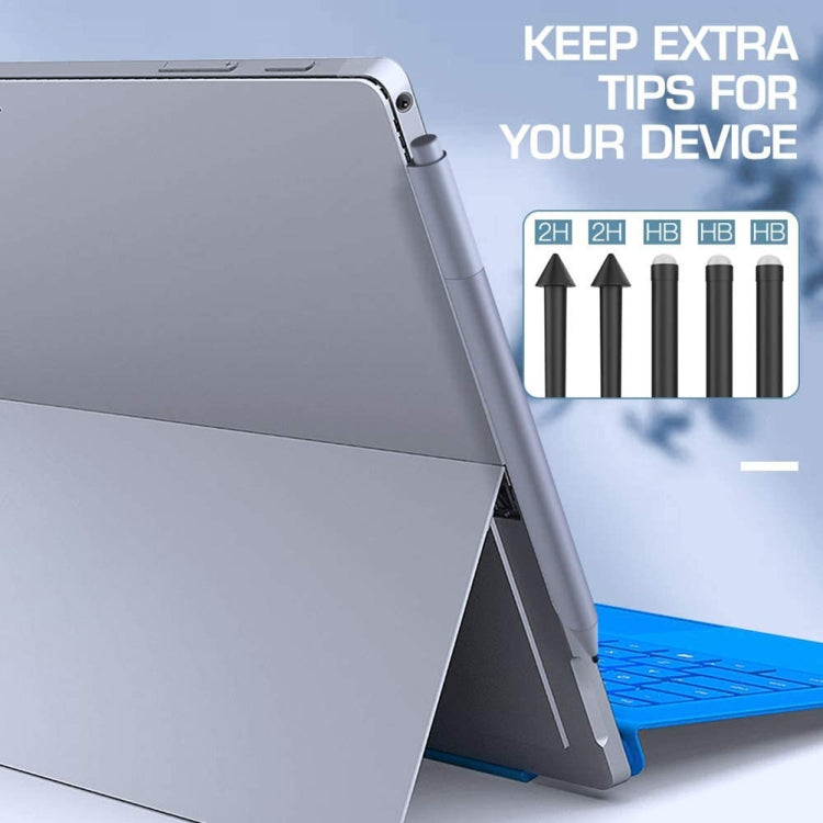 For Microsoft Surface Pro 4/5/6/7/Book /Pro X 2pcs 2H+3pcs HB Pen Nib Refill - Pencil Accessories by buy2fix | Online Shopping UK | buy2fix
