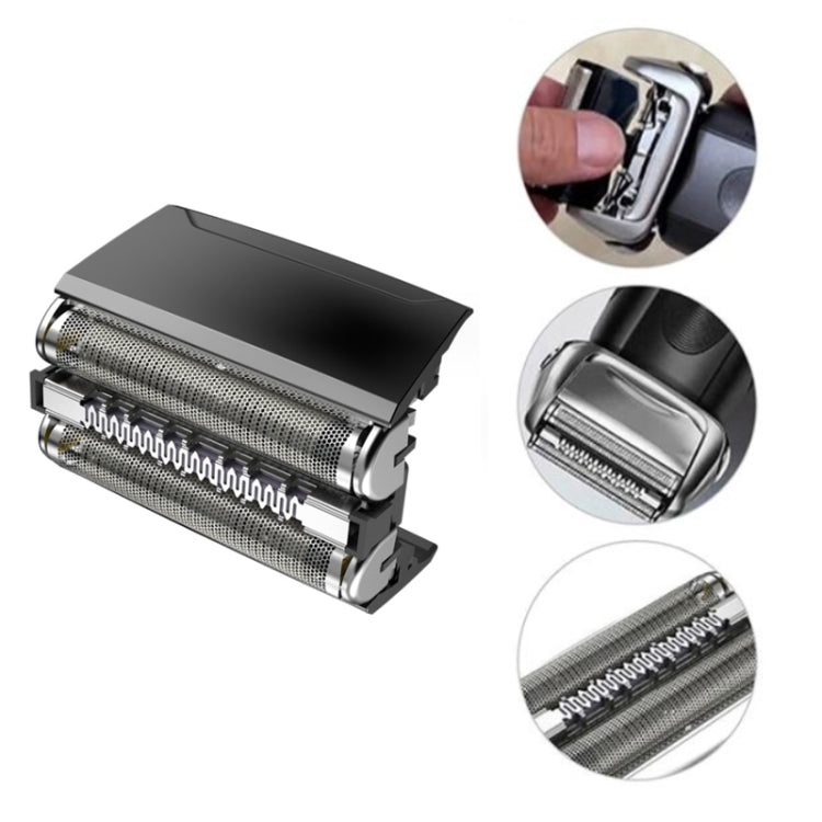 For BRAUN 5 Series/52B Electric Shaver Head Upgraded Omentum Assembly(Without Words) by buy2fix