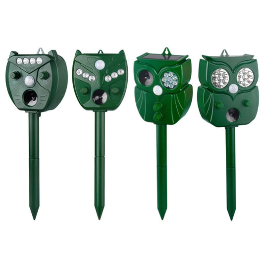 14LEDs Solar Ultrasonic Rat Repeller Outdoor Multifunctional Infrared Sensor Repeller by buy2fix