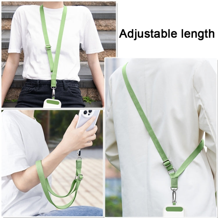 Mobile Phone Messenger Lanyard Adjustable Wide Hanging Neck Sling(Dark Purple) - Lanyards & Wrist Straps by buy2fix | Online Shopping UK | buy2fix