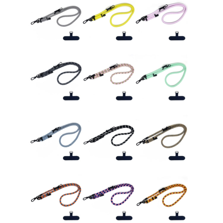 10mm Thick Rope Mobile Phone Anti-Lost Adjustable Lanyard Spacer(Pink Purple) - Lanyards & Wrist Straps by buy2fix | Online Shopping UK | buy2fix