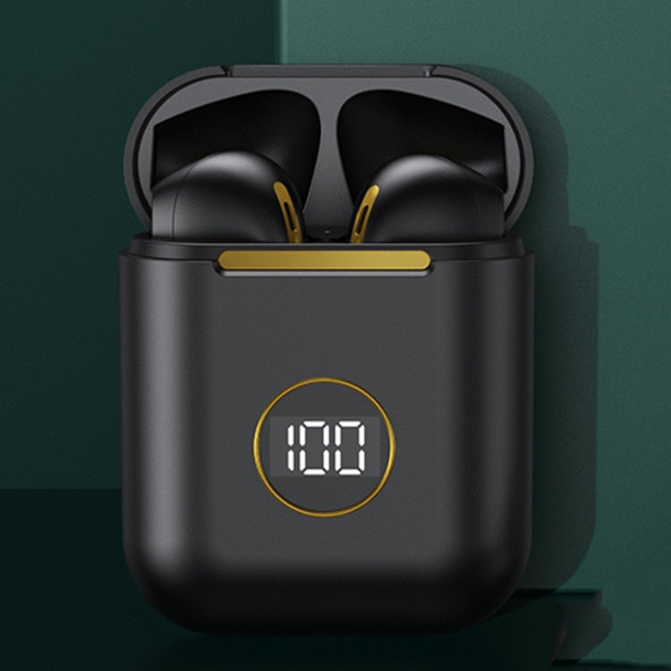 X1 TWS LED Digital Display Wireless Noise Reduction Sport Bluetooth Headphone(Black) - TWS Earphone by buy2fix | Online Shopping UK | buy2fix