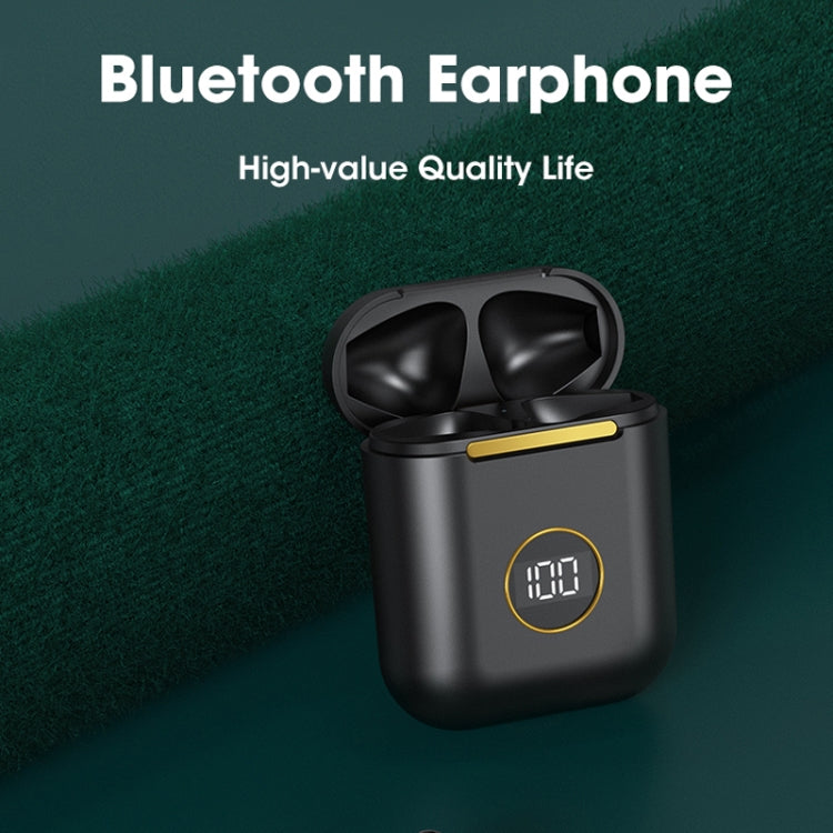 X1 TWS LED Digital Display Wireless Noise Reduction Sport Bluetooth Headphone(Blue) - TWS Earphone by buy2fix | Online Shopping UK | buy2fix