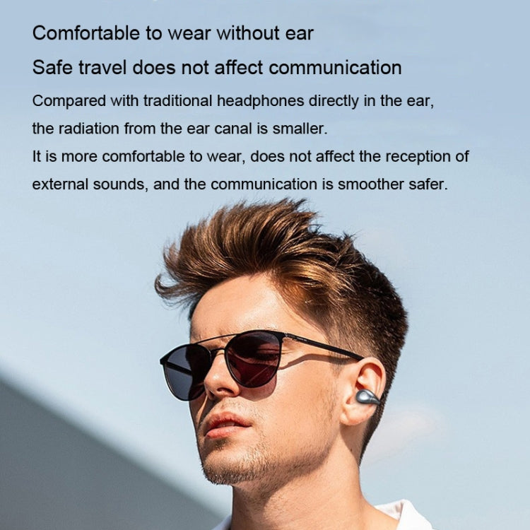 S19 Wireless Ear Clip Noise Reduction Bluetooth Headphone Bone Conduction No Delay Headset(Red) by buy2fix