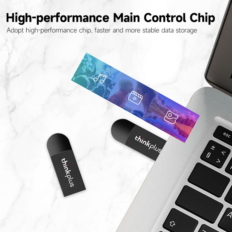 Lenovo ThinkPlus MU222 2.0 Business Office U Disk, Capacity: 8GB(Black) by Lenovo