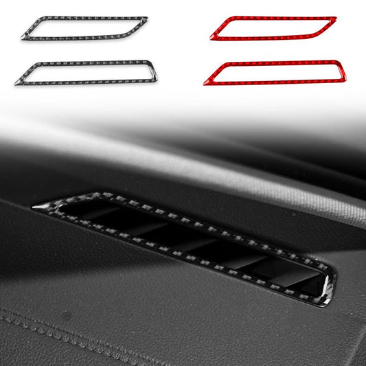 For Volkswagen Sagitar 2019-2023 2pcs /Set Left-Hand Drive Instrument Air Outlet Sticker(Red) - Car Interior Mouldings by buy2fix | Online Shopping UK | buy2fix