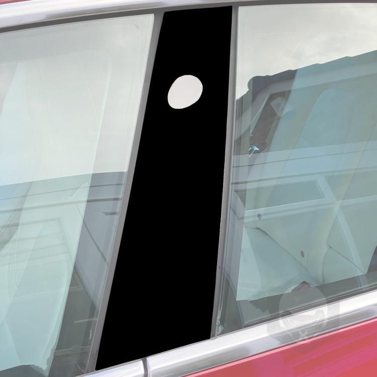 For 2023-2024 Tesla Model 3 2pcs /Set B-pillar Decorative Sticker for Left and Right Drive(黑色) - Car Interior Mouldings by buy2fix | Online Shopping UK | buy2fix