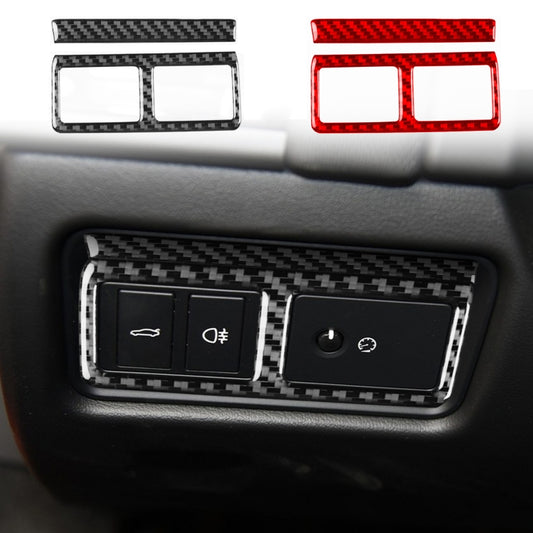 For Jaguar F-TYPE 2013+ Left And Right Drive Universal Headlight Switch Decorative Sticker(Black) by buy2fix