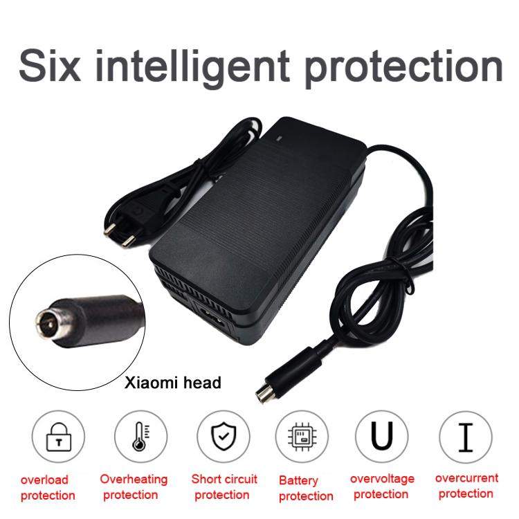 42V 4A Electric Scooter Charger Fan Type 36V Lithium Battery Charger UK Plug - Accessories & Parts by buy2fix | Online Shopping UK | buy2fix